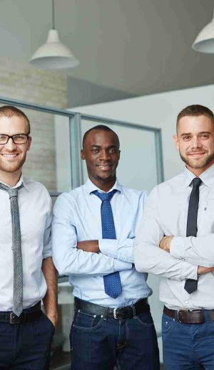 Group of businessmen